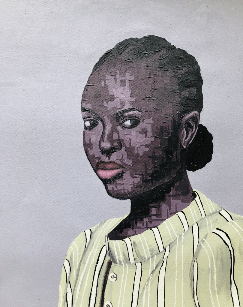 The young Nigerian artist Tobiloba 